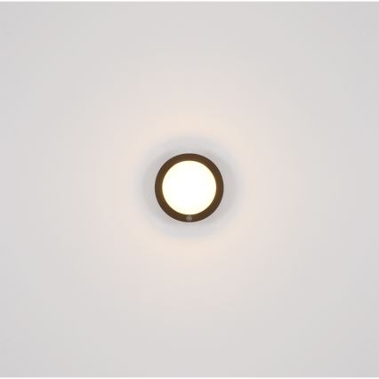 Globo - LED Oplaadbaar aanraken wandlamp LED/1,2W/3,7V diameter 15 cm 1800 mAh zwart