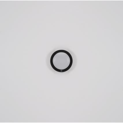 Globo - LED Oplaadbaar aanraken wandlamp LED/1,2W/3,7V diameter 15 cm 1800 mAh zwart