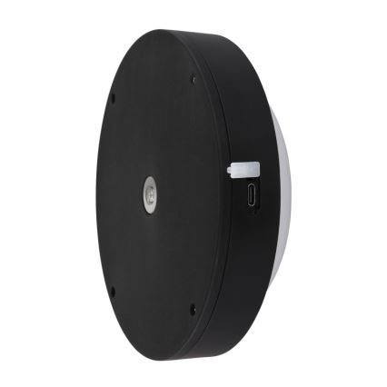 Globo - LED Oplaadbaar aanraken wandlamp LED/1,2W/3,7V diameter 15 cm 1800 mAh zwart