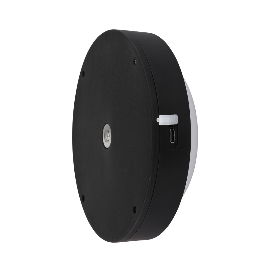 Globo - LED Oplaadbaar aanraken wandlamp LED/1,2W/3,7V diameter 15 cm 1800 mAh zwart