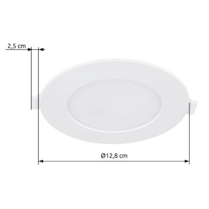 Globo - LED Hang plafondverlichting LED/6W/230V 4000K diameter 12,8 cm