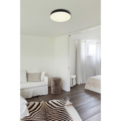 Globo - LED Plafondlamp LED/24W/230V 3000K/4000K/6500K diameter 30 cm zwart