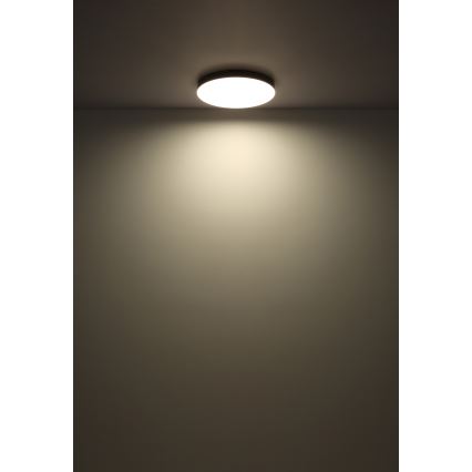 Globo - LED Plafondlamp LED/24W/230V 3000K/4000K/6500K diameter 30 cm zwart
