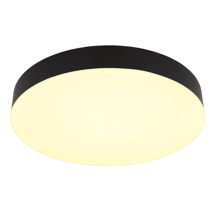 Globo - LED Plafondlamp LED/24W/230V 3000K/4000K/6500K diameter 30 cm zwart