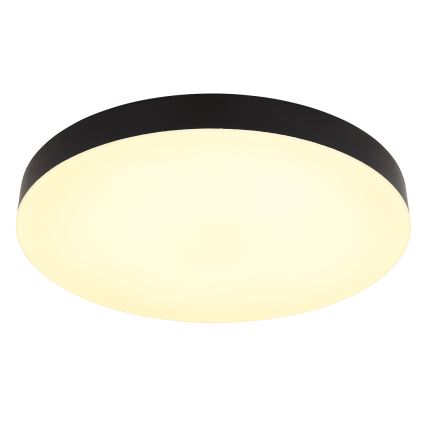 Globo - LED Plafondlamp LED/36W/230V 3000K/4000K/6500K diameter 40 cm zwart