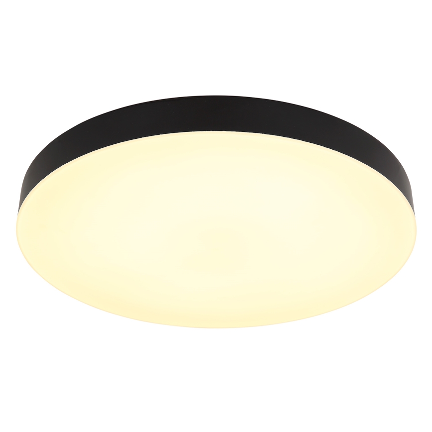 Globo - LED Plafondlamp LED/36W/230V 3000K/4000K/6500K diameter 40 cm zwart