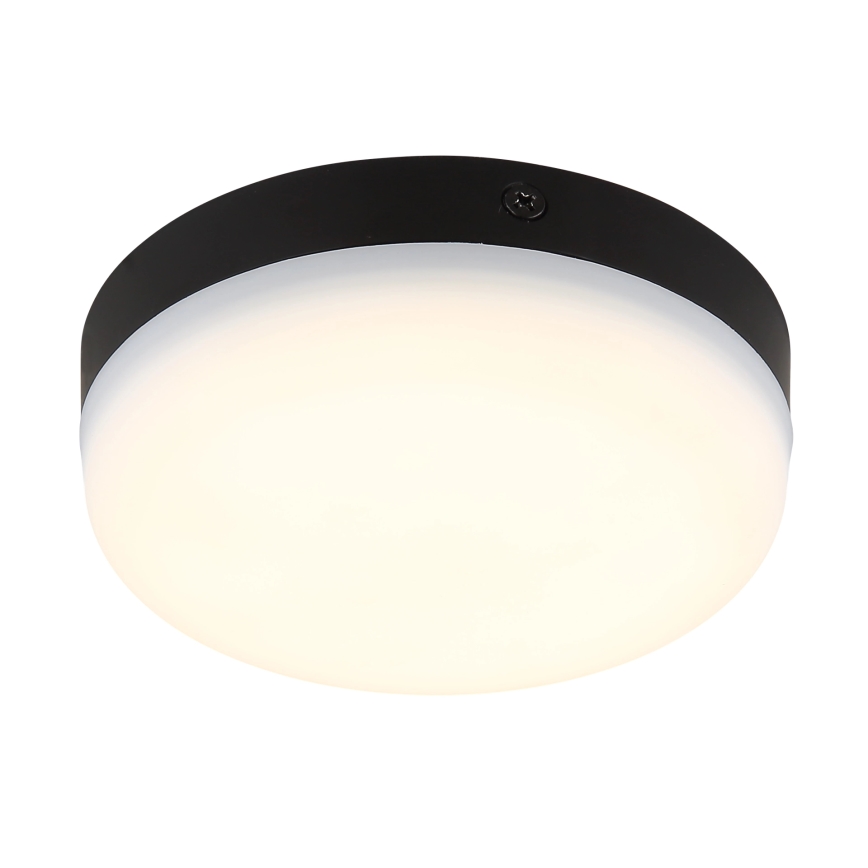 Globo - LED Plafondlamp LED/8W/230V 4000K diameter 12 cm zwart