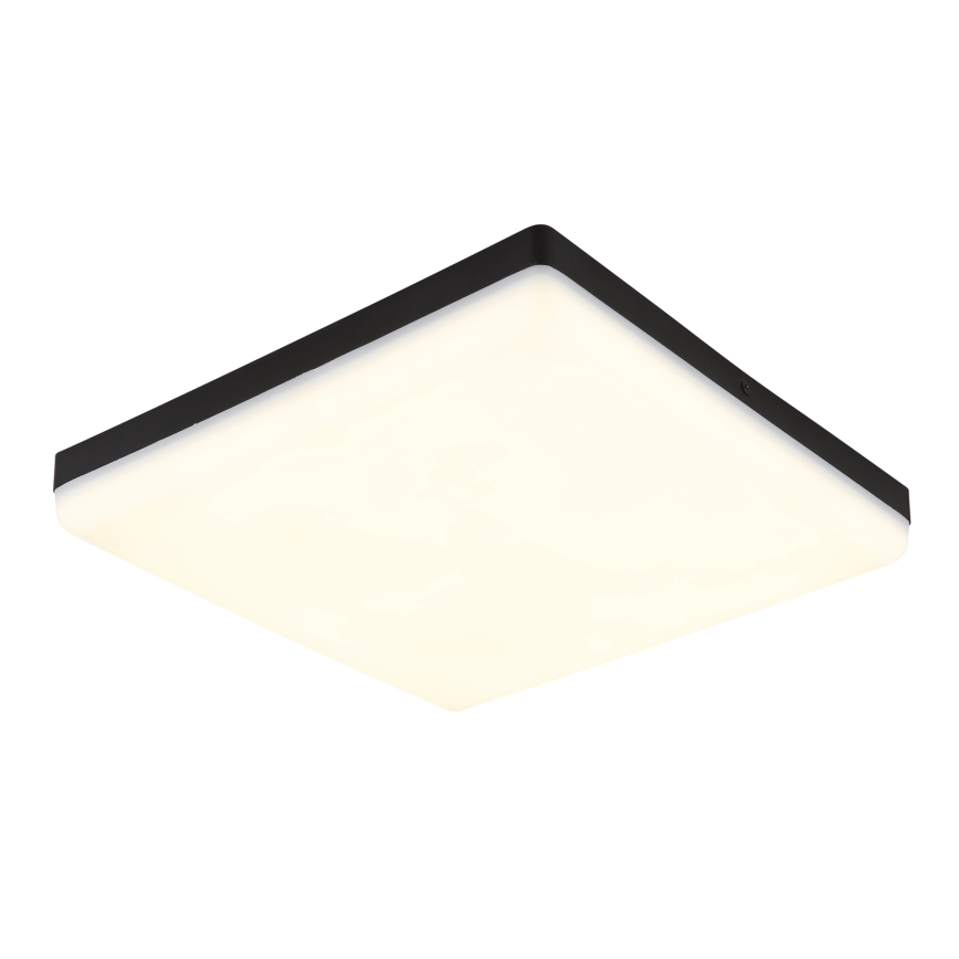 Globo - LED Plafondlamp LED/18W/230V 4000K 30x30 cm zwart