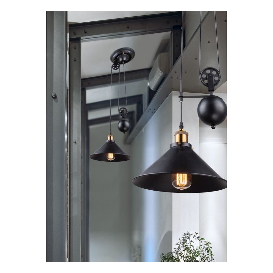 Globo - Hanglamp aan een koord 1xE27/60W/230V
