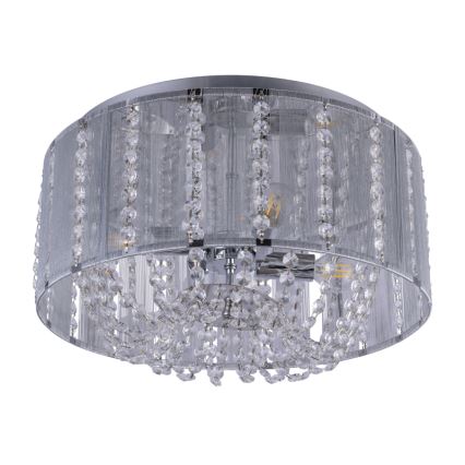 Globo - Kristallen plafondlamp 4x E14 / 40W / 230V