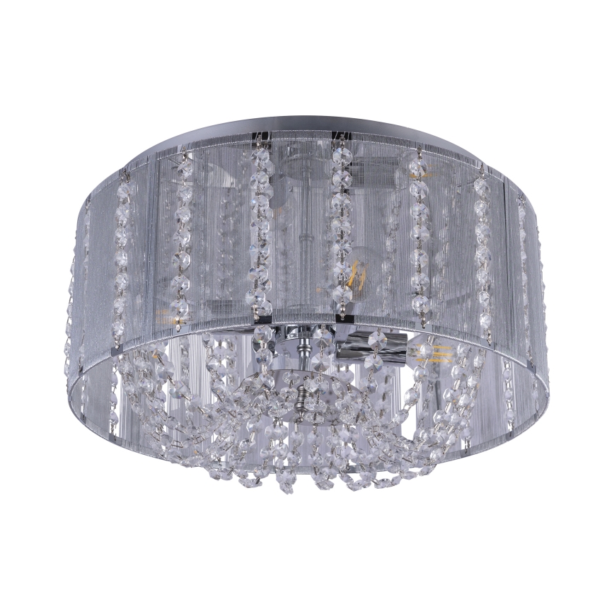 Globo - Kristallen plafondlamp 4x E14 / 40W / 230V
