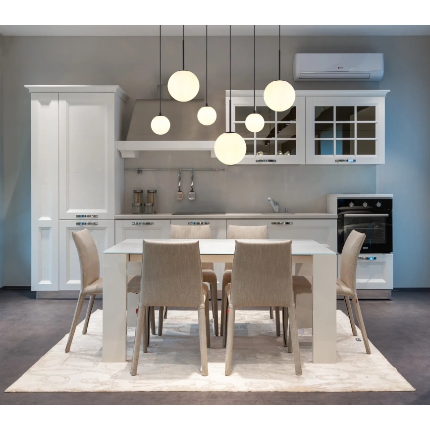 Globo - Hanglamp aan een koord 3xE27/9W/230V + 3xG9/5W