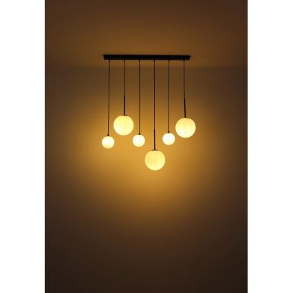 Globo - Hanglamp aan een koord 3xE27/9W/230V + 3xG9/5W