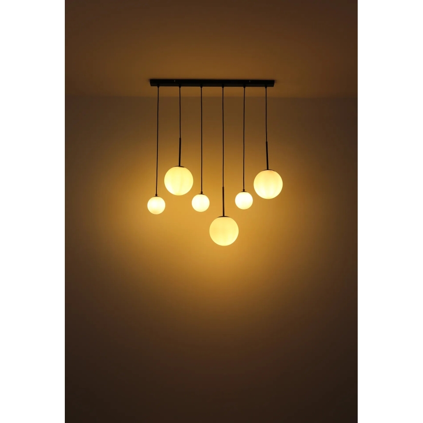 Globo - Hanglamp aan een koord 3xE27/9W/230V + 3xG9/5W