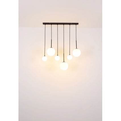 Globo - Hanglamp aan een koord 3xE27/9W/230V + 3xG9/5W