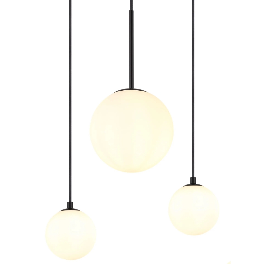 Globo - Hanglamp aan een koord 3xE27/9W/230V + 3xG9/5W
