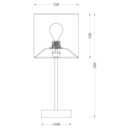 Globo - Tafellamp 1xE14/40W/230V