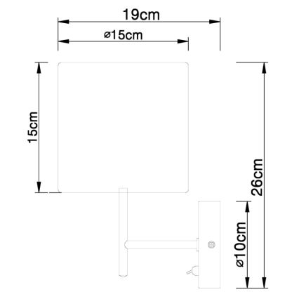 Globo - Wandlamp 1xE14/40W/230V