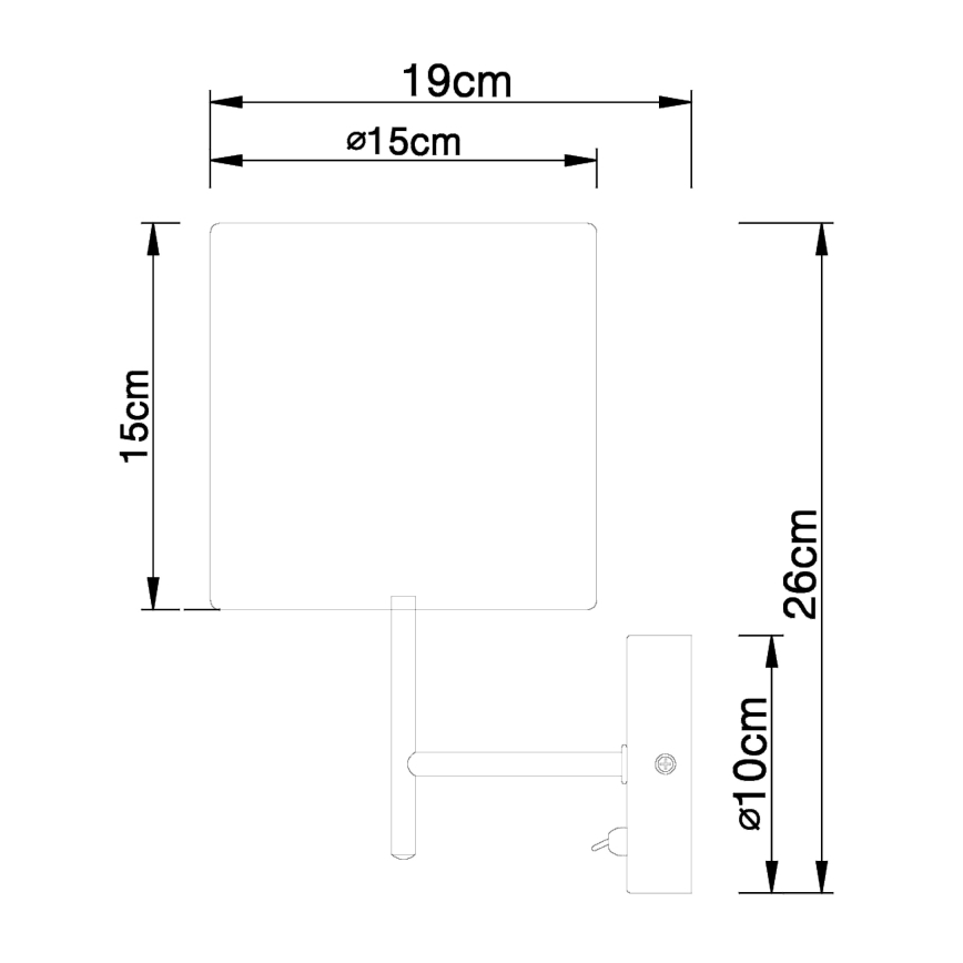 Globo - Wandlamp 1xE14/40W/230V