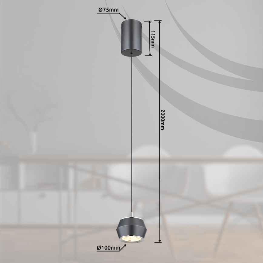Globo - LED Hanglamp aan een koord LED/6W/230V