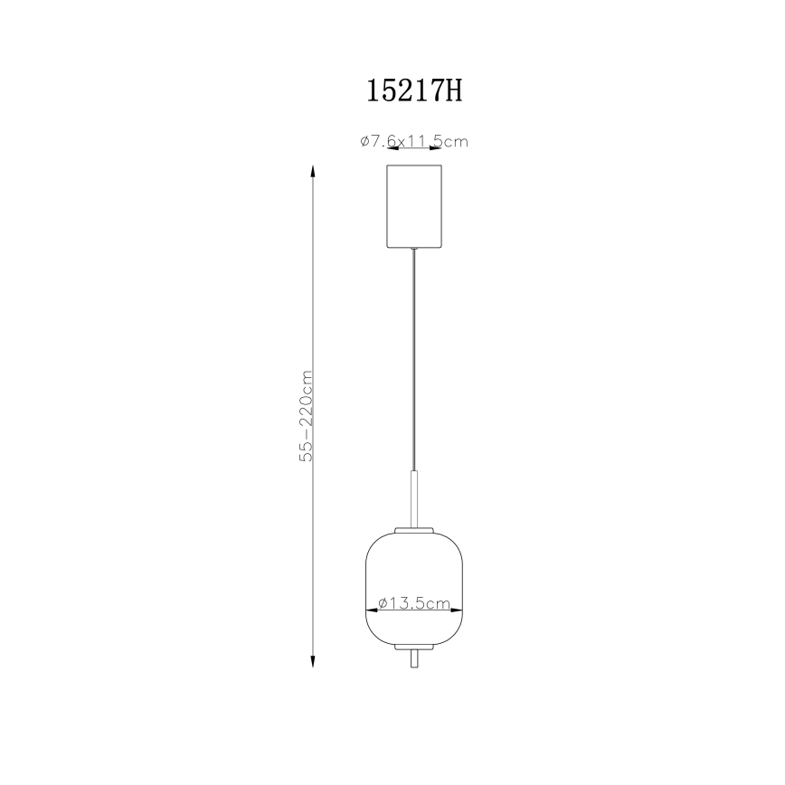 Globo - LED Hanglamp aan een koord LED/7W/230V