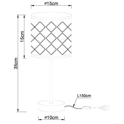 Globo - Tafellamp 1xE14/40W/230V