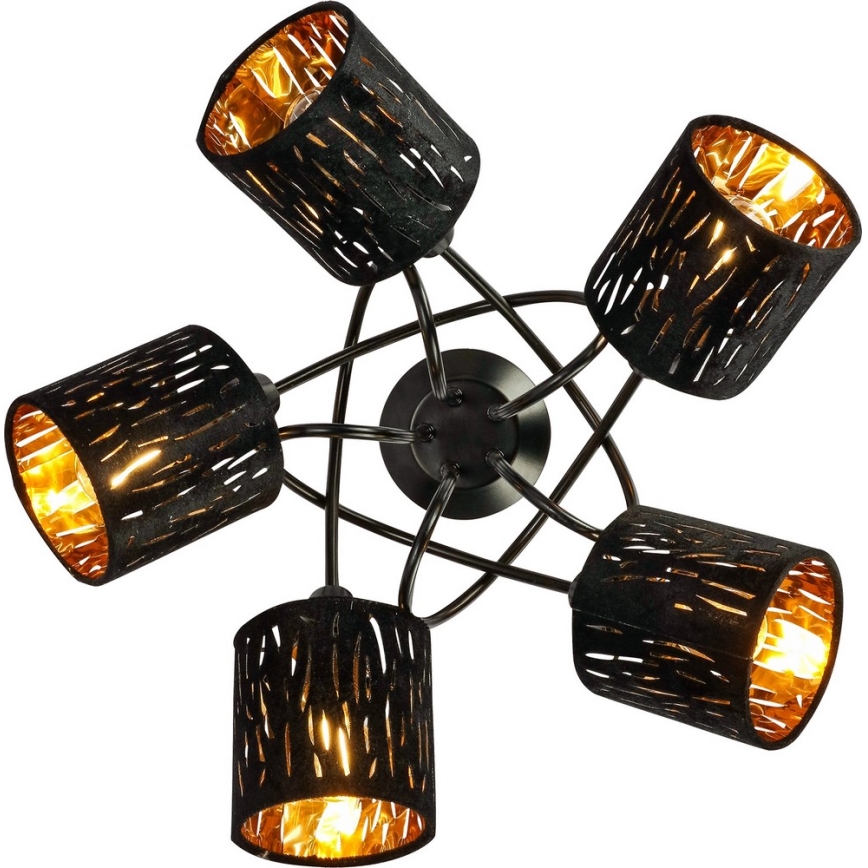 Globo 15264-5D - Plafondlamp TUXON 5xE14/25W/230V