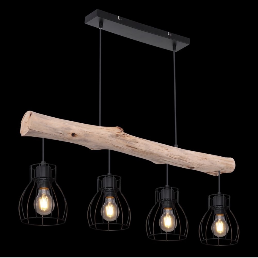 Globo - Hanglamp aan kabel 4xE27/40W/230V