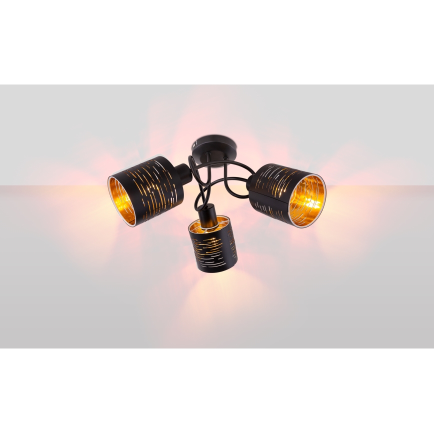 Globo 15342-3D - Opbouw plafondlamp TUNNO 3xE14/15W/230V