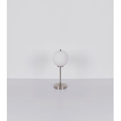 Globo - Tafellamp 1xE14/40W/230V mat chroom