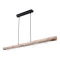 Globo 15354-20 - Dimbare LED-hanglamp FELICITAS met kabel LED/25W/230V beige