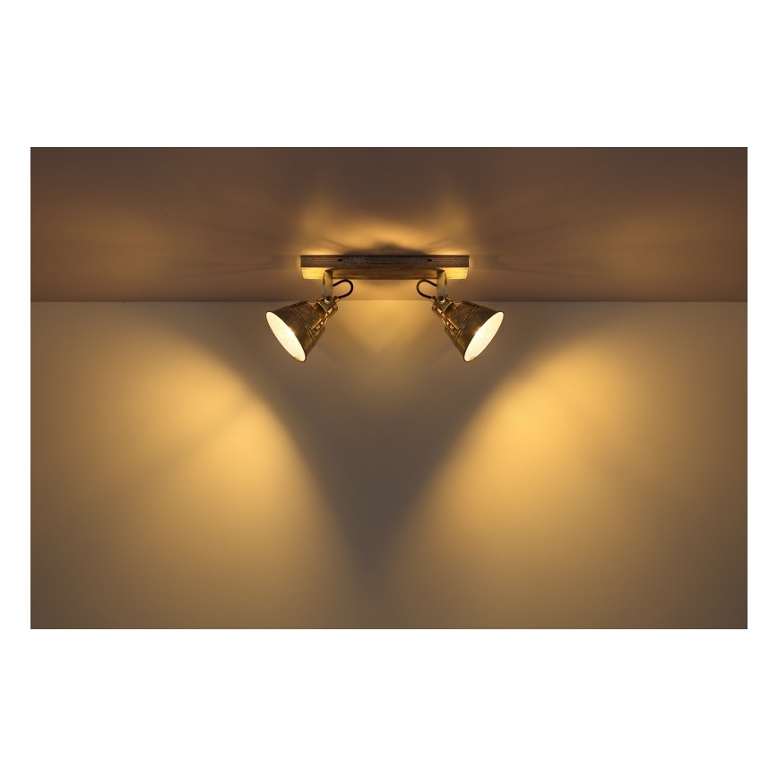 Globo - Spot 2xE27/60W/230V spar