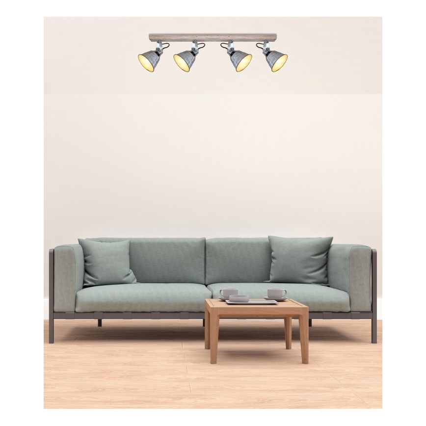 Globo - Spot 4xE27/60W/230V spar