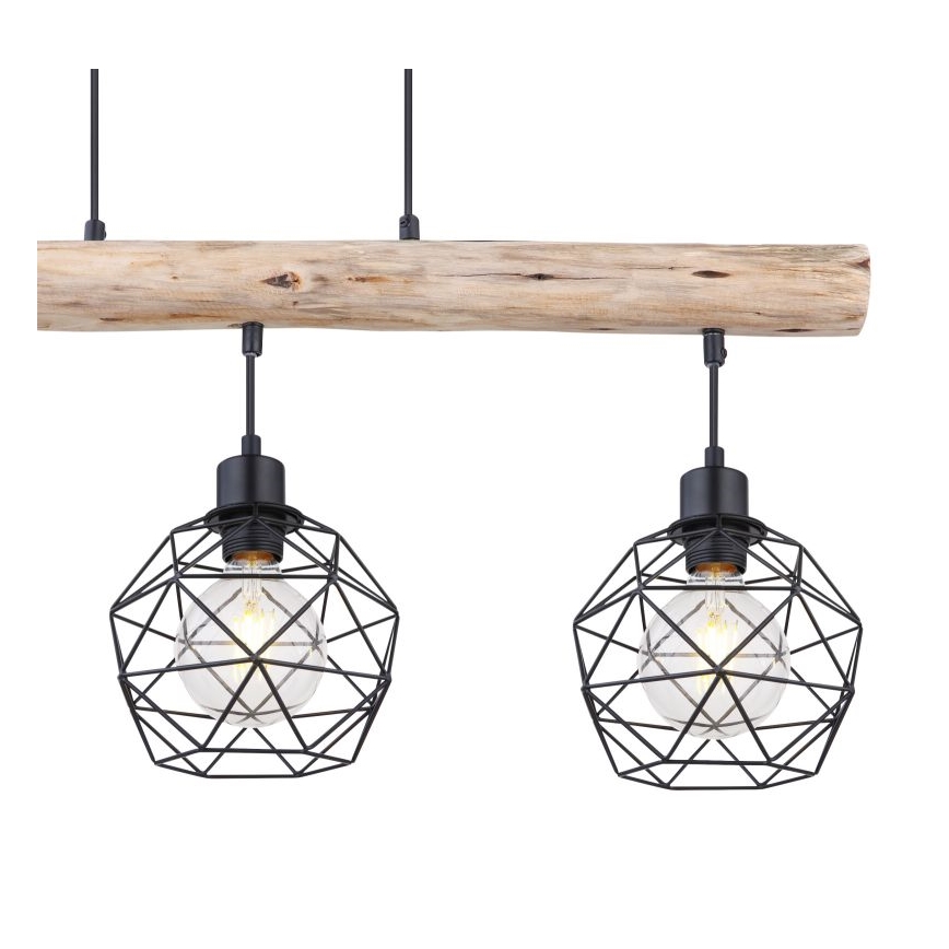 Globo - Hanglamp aan koord 3xE27/60W/230V