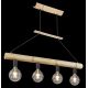 Globo - Hanglamp aan een koord 4xE27/60W/230V bamboe