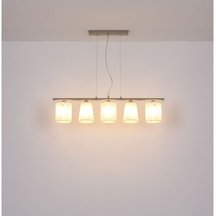 Globo - Hanglamp aan een koord 5xE14/25W/230V