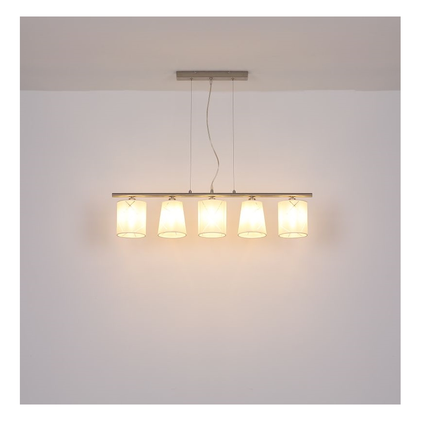 Globo - Hanglamp aan een koord 5xE14/25W/230V