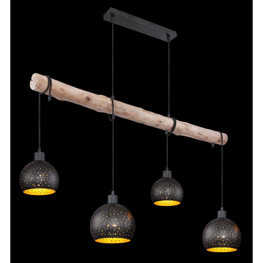 Globo - Hanglamp aan koord 4xE27/40W/230V