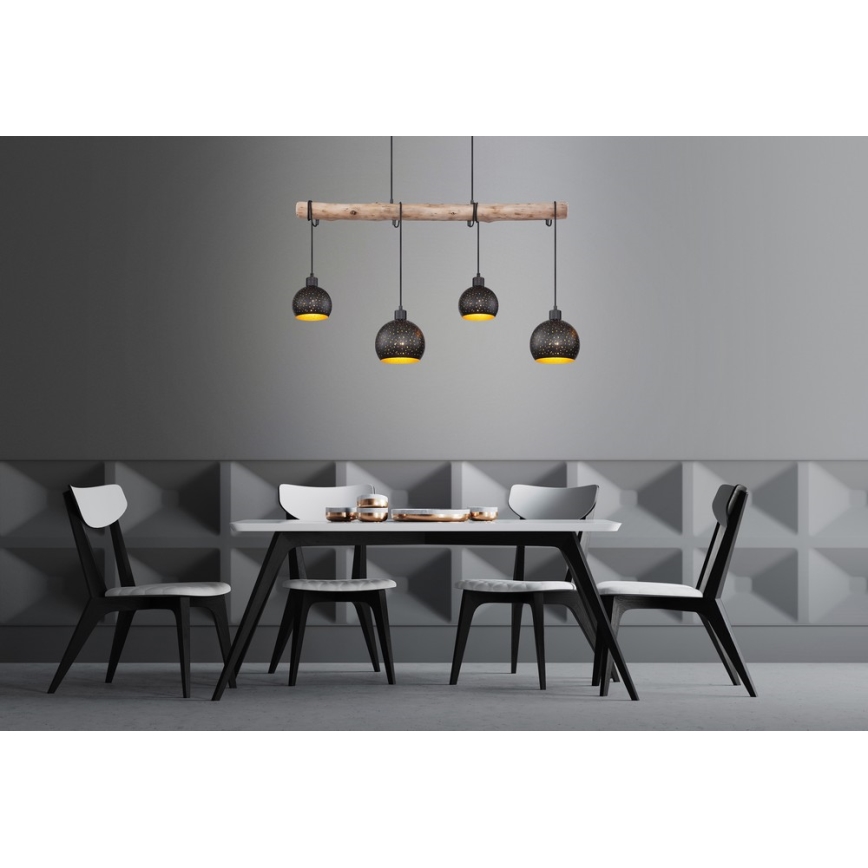 Globo - Hanglamp aan koord 4xE27/40W/230V