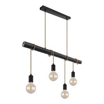 Globo 15459-4H - Hanglamp aan een koord LEO 4xE27/60W/230V