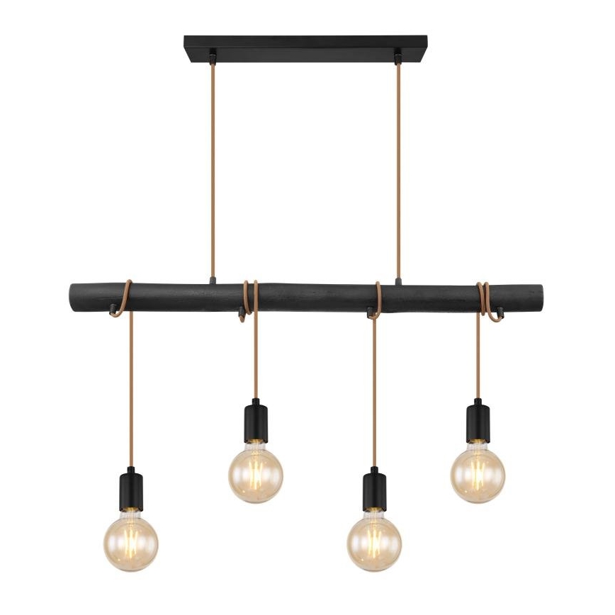 Globo 15459-4H - Hanglamp aan een koord LEO 4xE27/60W/230V