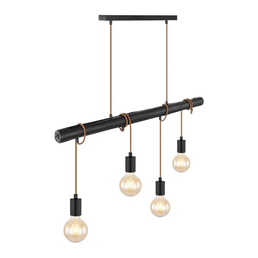 Globo 15459-4H - Hanglamp aan een koord LEO 4xE27/60W/230V