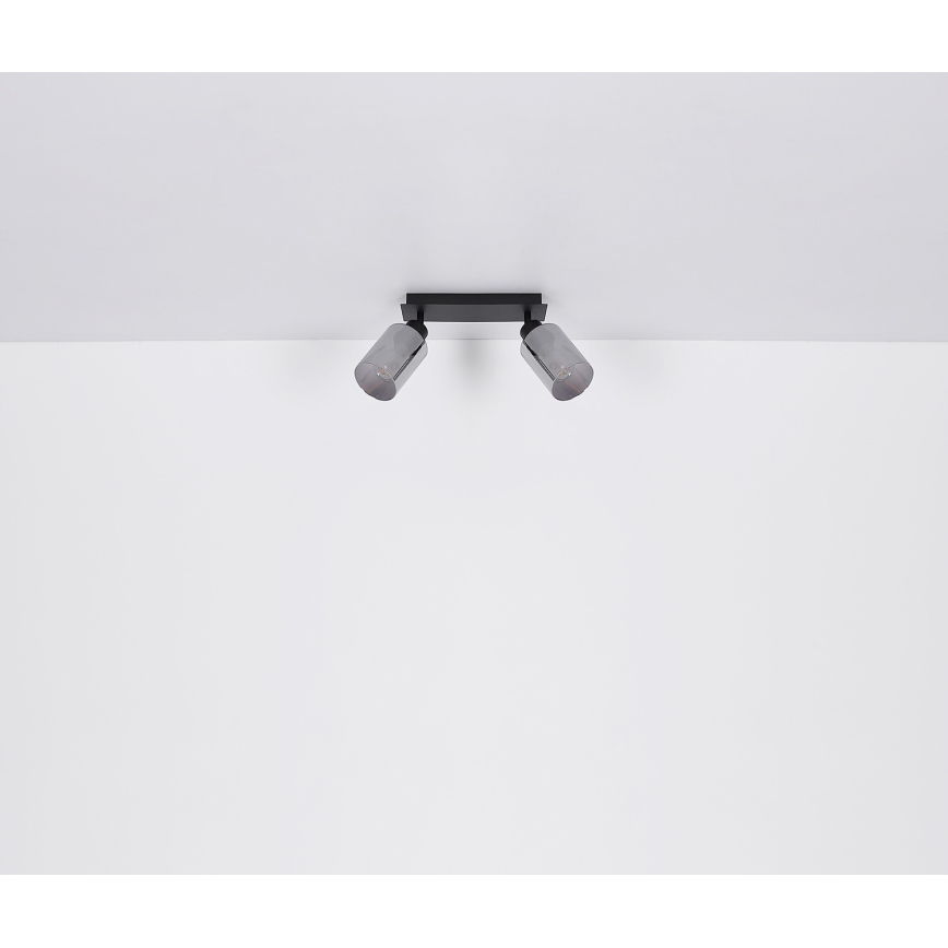 Globo - Spot 2xE27/15W/230V zwart
