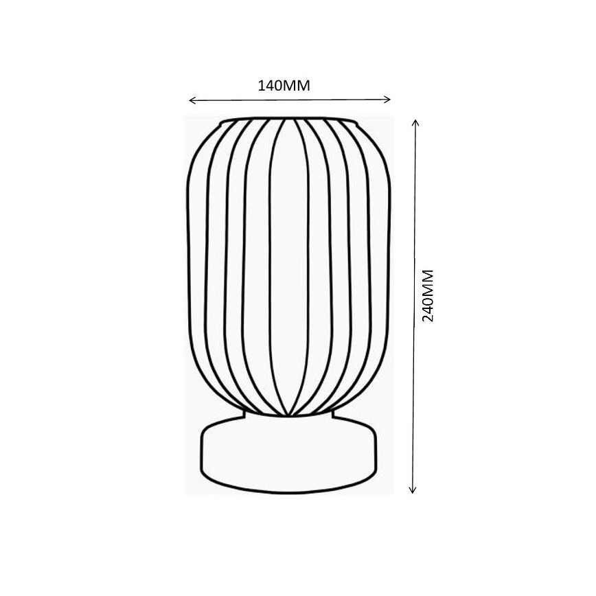 Globo - Tafellamp 1xE27/40W/230V paars