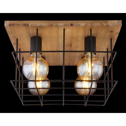 Globo - Plafondlamp 4xE27/60W/230V