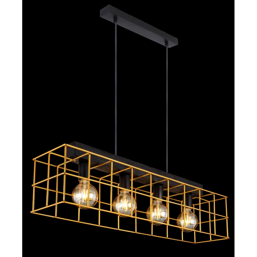 Globo - Hanglamp aan een koord 4xE27/60W/230V