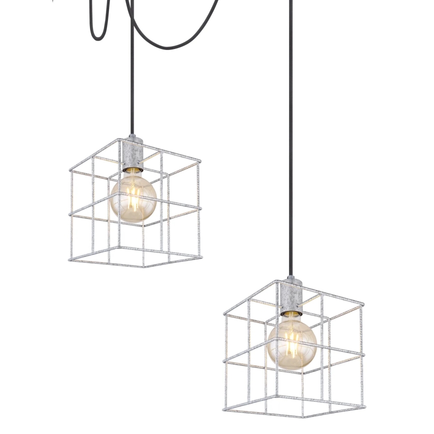 Globo 15530Z-3H1 - Hanglamp aan een koord MERRIL 3xE27/60W/230V