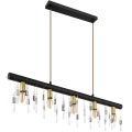 Globo 15532-5HB - Hanglamp KIRA met kabel 5xE14/40W/230V zwart