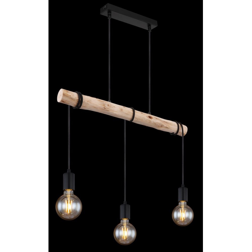 Globo - Hanglamp aan kabel 3xE27/60W/230V