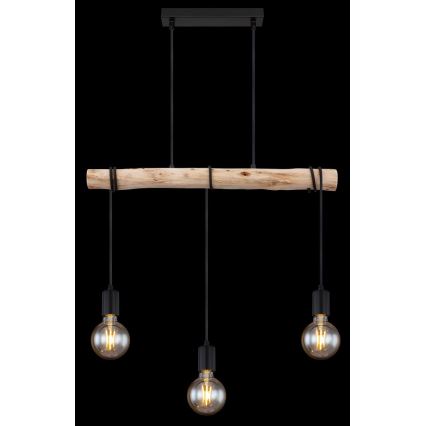 Globo - Hanglamp aan kabel 3xE27/60W/230V
